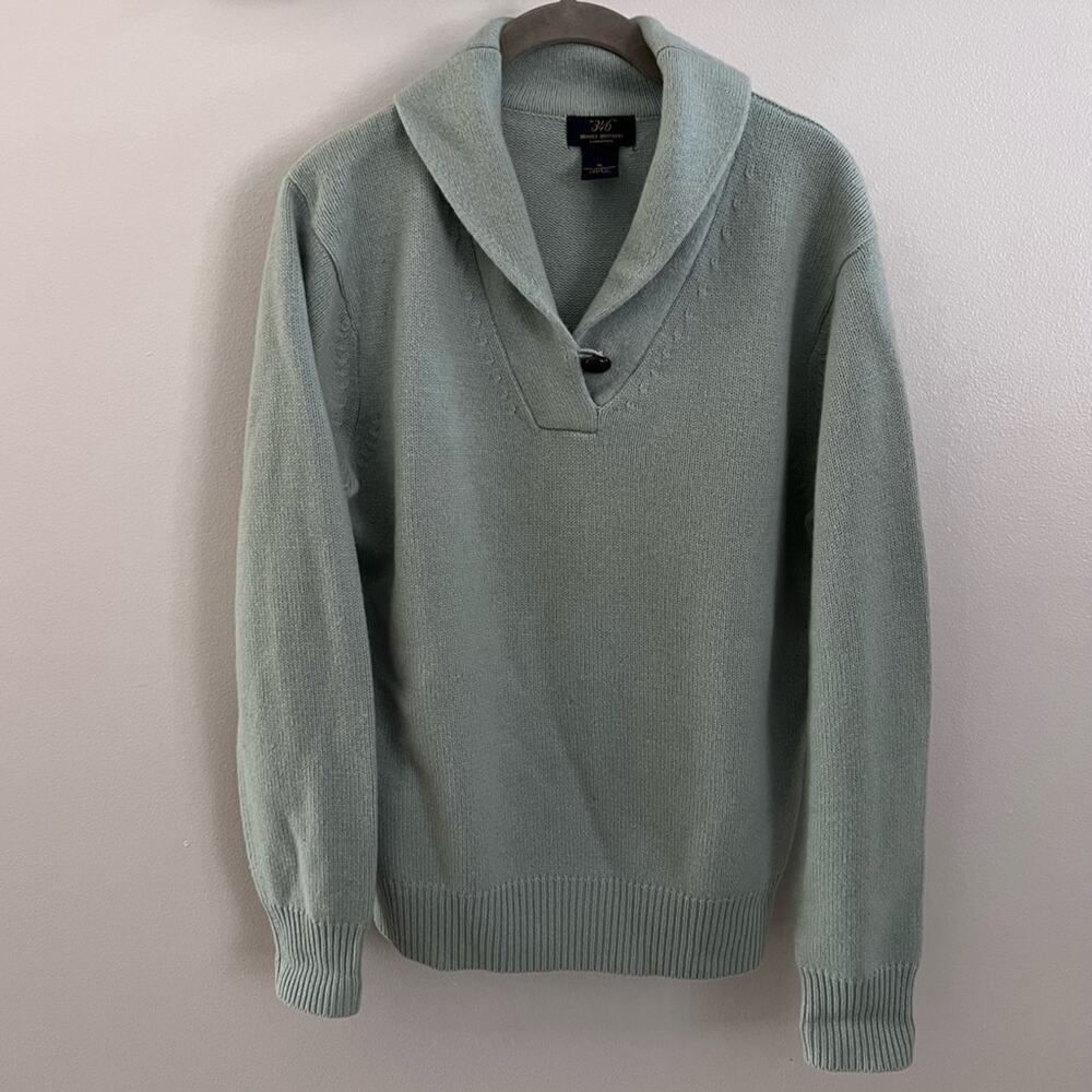 346 Brooks Brothers Lambs Wool Sweater Size XL